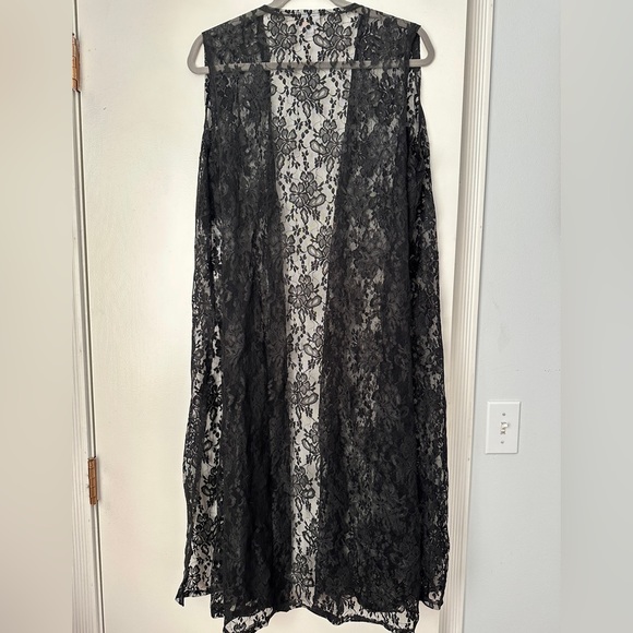 LulaRoe Joy black lace L NWT - Picture 1 of 5
